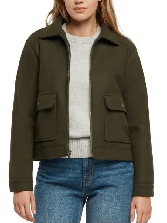 Banana Republic Jackets & Blazers - Banana Republic Olive Green Utility Jacket Zip Front XL NWT Women’s